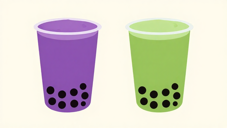 Taro vs Matcha Boba: Flavor, Calories, Caffeine (2026) | Bubble Tea Facts