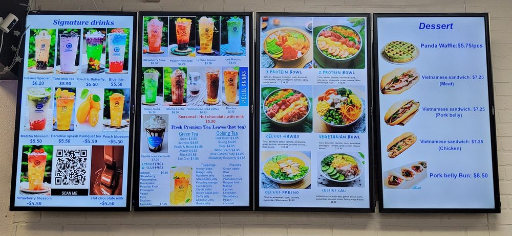 boba in fresno Celsius Poke Bowl & Boba Bar Fresno, CA