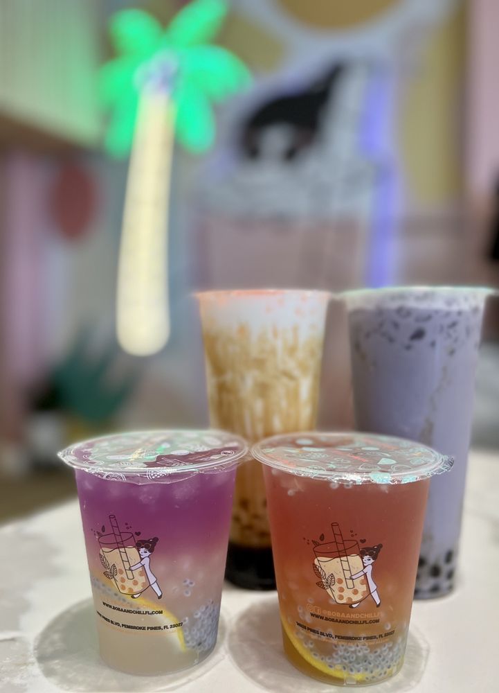 bubble tea miami Boba And Chill Miami, FL